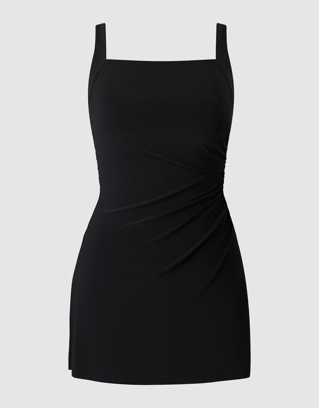Miraclesuit Swimwear  - Rock Solid Orla Short Swimdress With Underwire Bust Support
