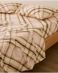 Sheet Society - Frankie Flannelette Fitted Sheet Set