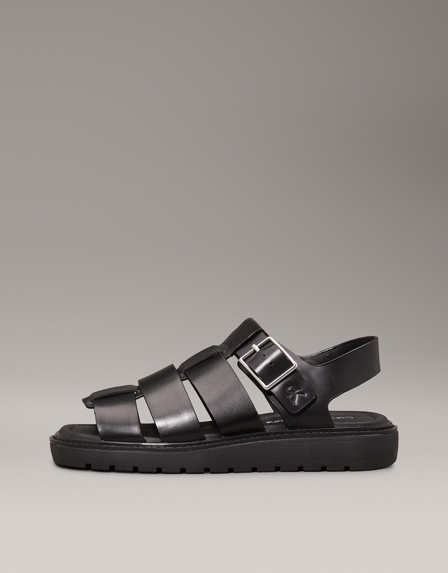 Calvin Klein - Leather Fisherman Sandals
