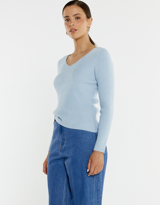 Sass - Hope Trim Knit Top