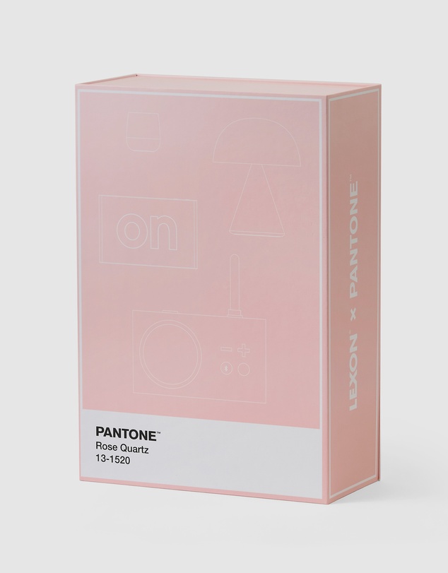 Lexon - Lexon GIFT Set PANTONE - Includes Mino+ Mini Speaker, Flip Classic Clock, Mina M Lamp, Thykho 3 Speaker - Rose Pink