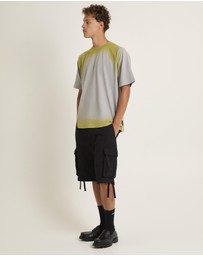 Black Noise White Rain - Liminal Sprayed T-Shirt