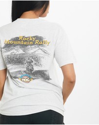 Vintage by The Real Deal - Pre Loved - 1996 Harley Davidson Rocky Mountain HOG Rally Tee