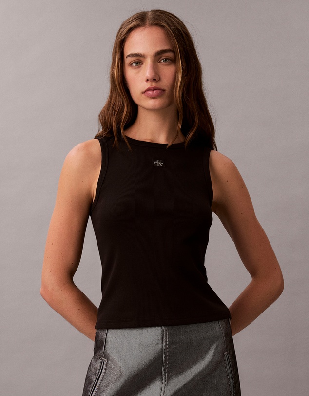 Calvin Klein Jeans - Cotton Stretch Ribbed Tank Top