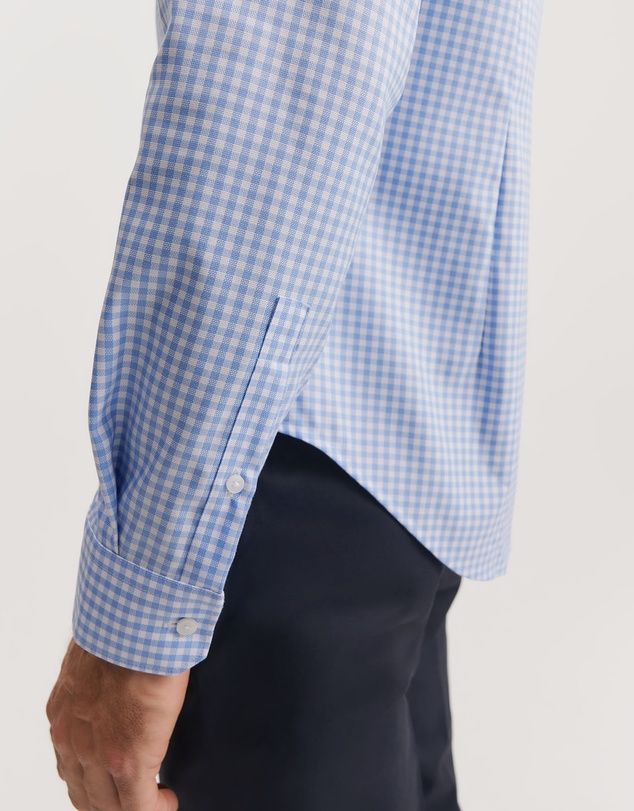 Country Road - Slim Fit Gingham Travel Shirt