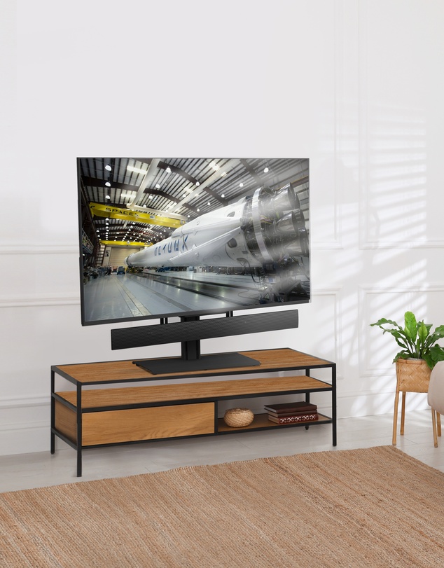 iWorld - Kanto TTS100 Height Adjustable and Swivelling Tabletop TV Stand for 37