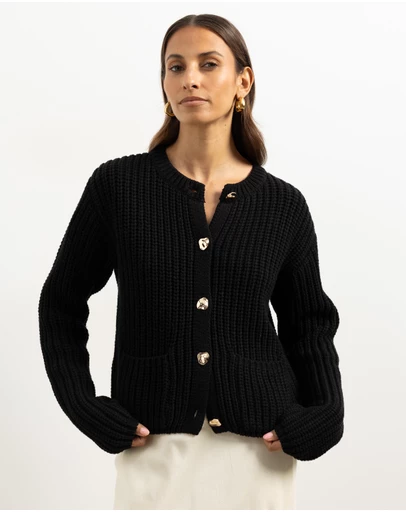 Atmos&Here - Gracie Chunky Button Through Cardigan