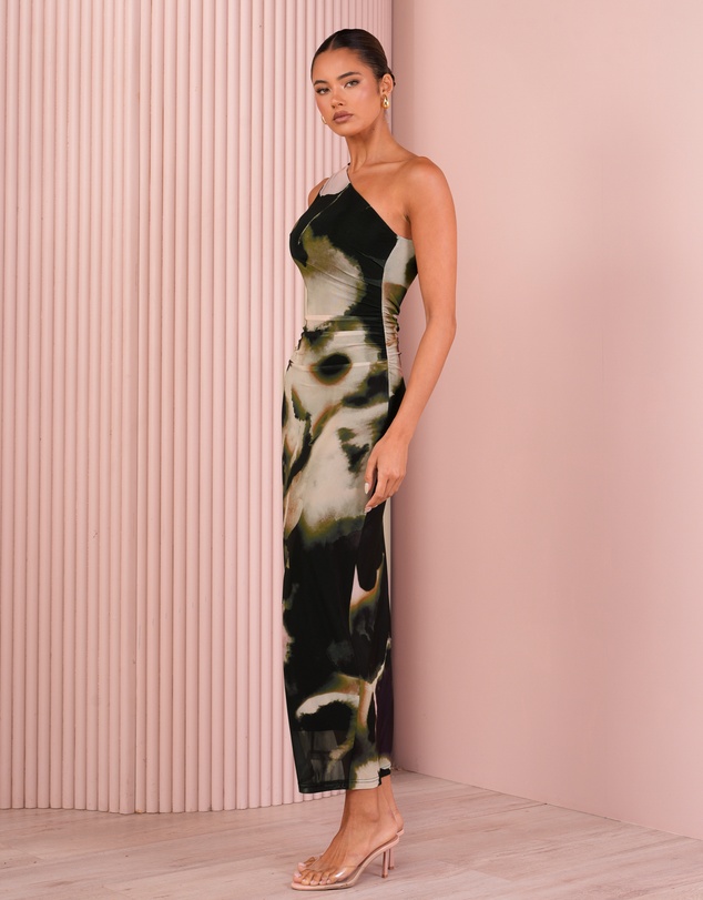 Azzurielle - Olwin One Shoulder Maxi Dress