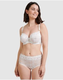 Sans Complexe - Arum Prima Mid Rise Sheer Stretch Lace Brief