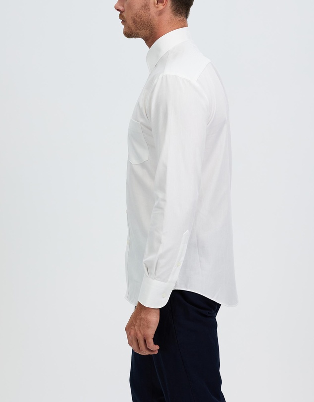 Van Heusen - Euro Tailored Fit Shirt Self Stripe