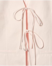 COS - Linen-Blend Tie-Front Waistcoat