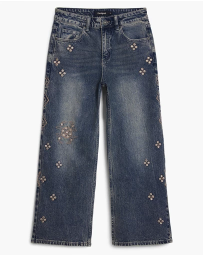 Desigual - Mirror culotte jeans