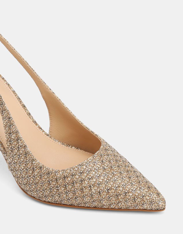 Wittner - Riker Metallic Lurex Slingbacks