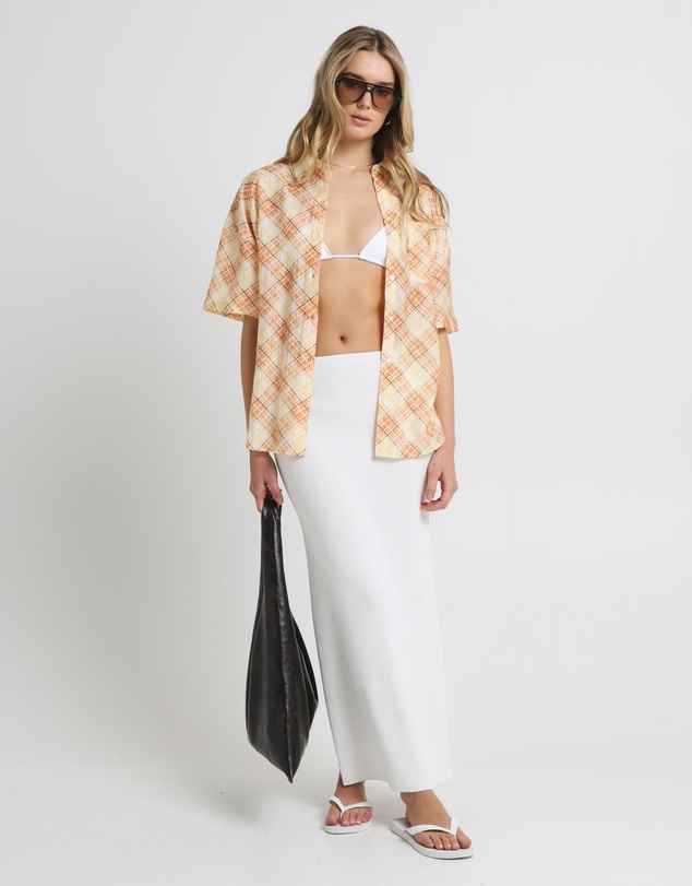 Subtitled - Nahla Oversized Check Shirt