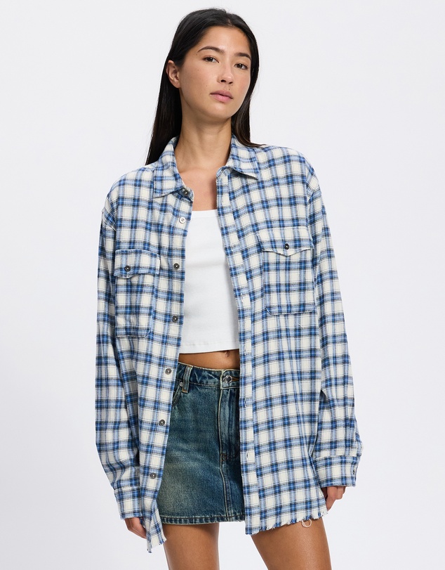 ONE TEASPOON - Lunar Flannel Shirt - ICONIC EXCLUSIVE