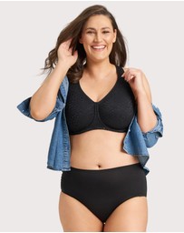 Ava & Audrey  - Ava & Audrey Millie Jacquard Mesh T-Shirt Underwire Bra