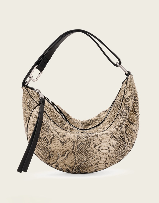 AllSaints - Luna Micro Snake Bag