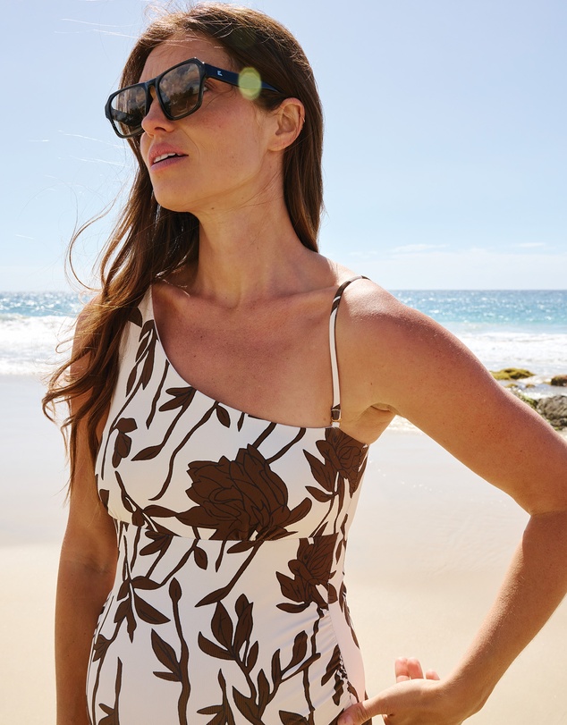 Soon Maternity - Asymmetric One Piece Swimsuit