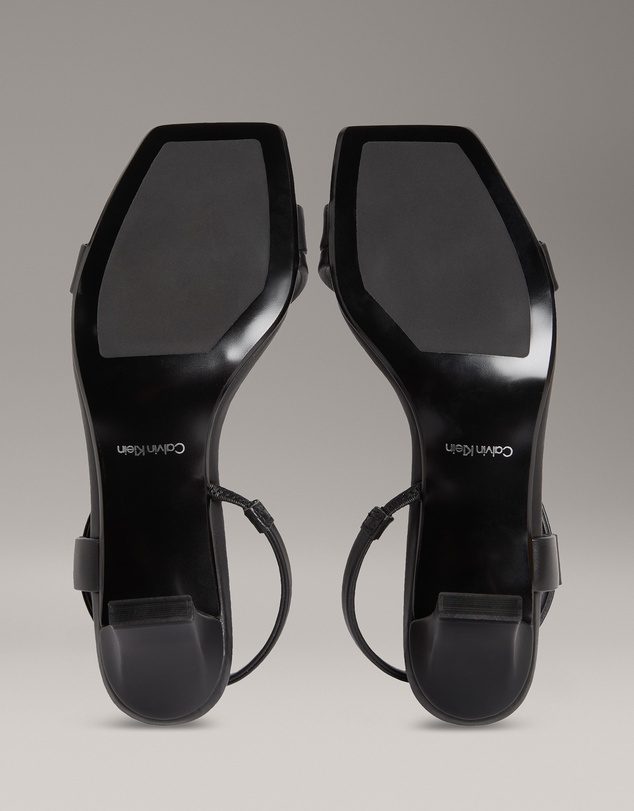 Calvin Klein - Leather Heeled Sandals