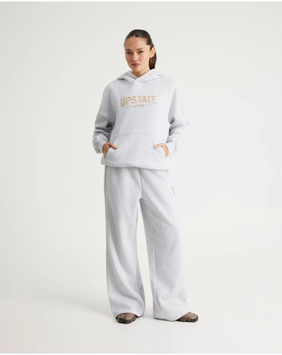 Upstate - Off-Duty Hoodie - Grey Marle