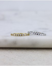 CA Jewellery - Eternity Band Ring Silver