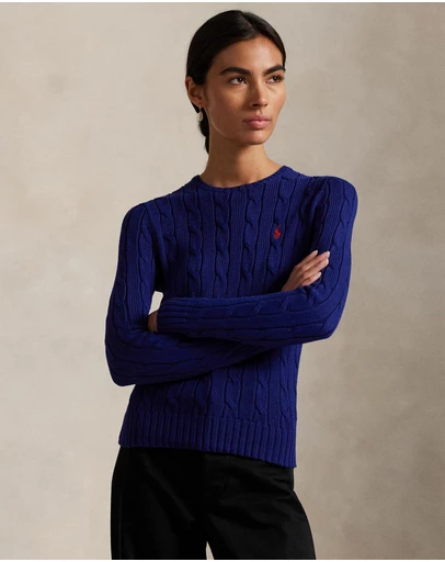 Polo Ralph Lauren - Cable-Knit Cotton Crewneck Sweater