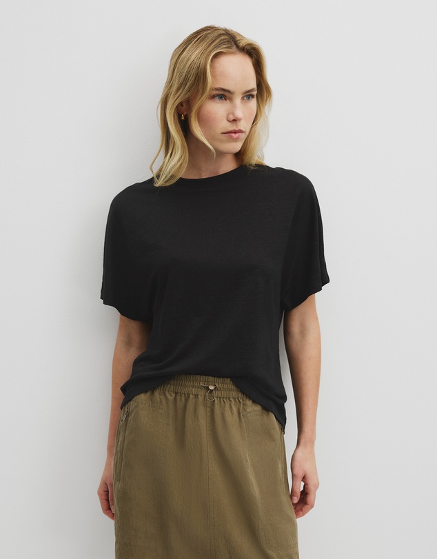 Country Road - Linen Dolman T-shirt