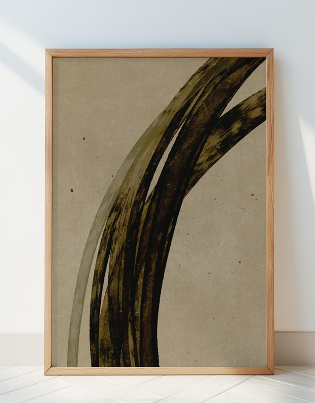 Olive et Oriel - Jungle Strokes by Treechild Art Print