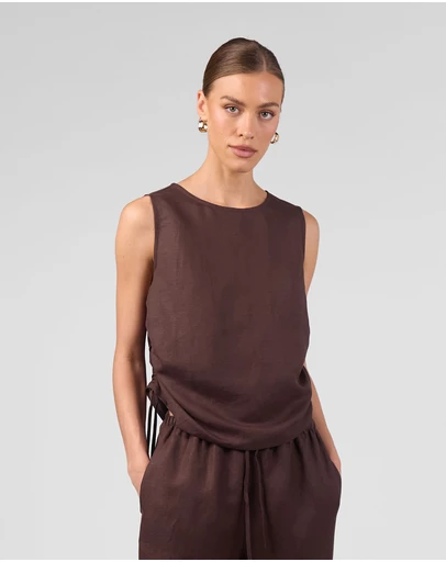 MVN - Think Twice Linen Top