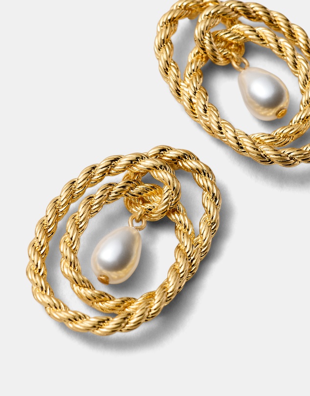 MIMCO - Twine Pearl Stud Earrings