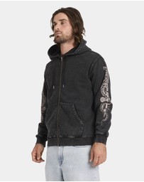 Volcom - Mens Die By The Stone Zip Up Hoodie
