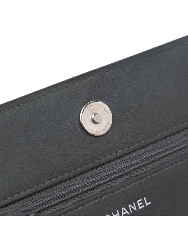 Pre-Loved by Azura Reborn - Pre-Loved Studded Lambskin Camellia Wallet On Chain