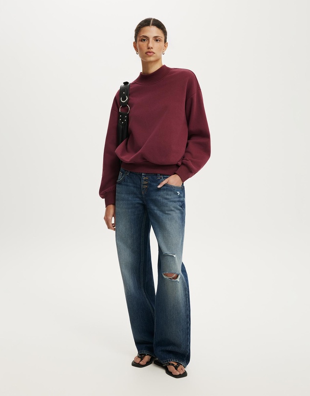 Cotton On - Mock Neck Sweatshirt