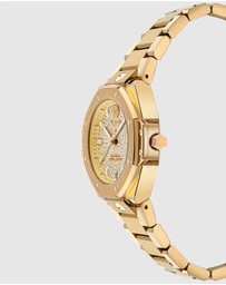 Philipp Plein - PLEIN ROYAL PRESTIGE 33mm Gold-Tone Analogue