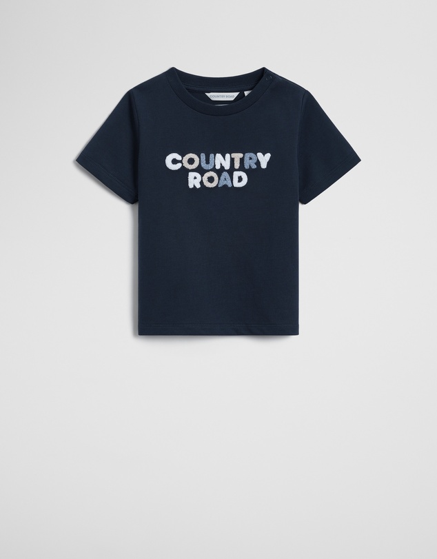 Country Road - Australian Cotton Short Sleeve Boucle Tee