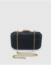 Izoa - Sophia Woven Clutch