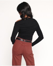 Petal & Pup - Cer Knit Top - Black