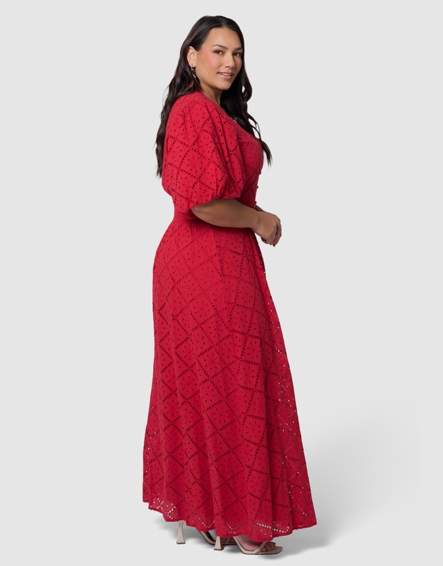 Something 4 Olivia - Sophia Broderie Maxi Dress