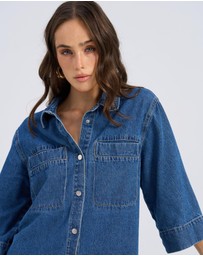 Vero Moda - Tolke Denim Shirt Dress