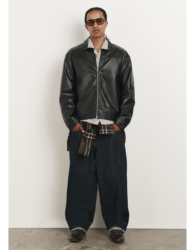 Black Noise White Rain - Raw Selvedge Denim Jeans