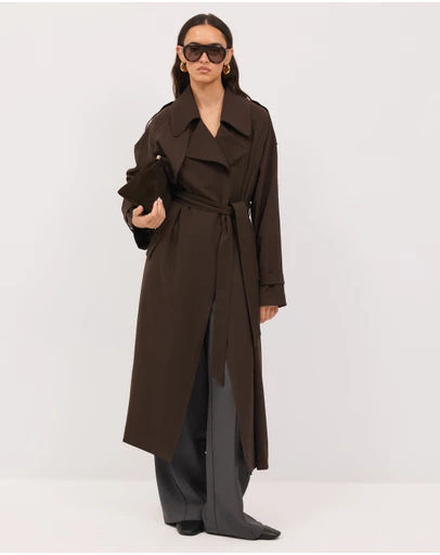 Calli - Karise Relaxed Trench Coat
