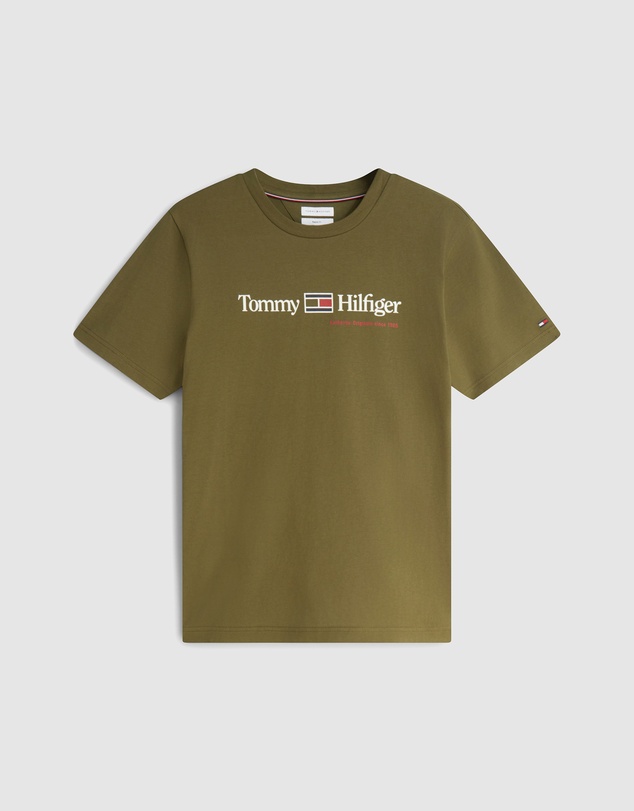 Tommy Hilfiger - Logo Jersey Crew Neck T-Shirt