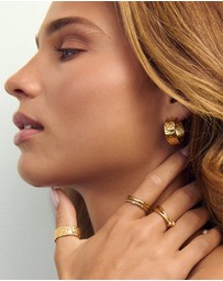 Arms Of Eve - Gabriella Gold Hoop Earrings