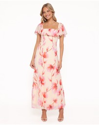 Petal & Pup - Kamie Maxi Dress - Pink Floral