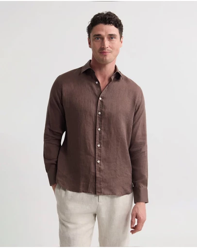 Oxford - Cooper Ls French Linen Shirt