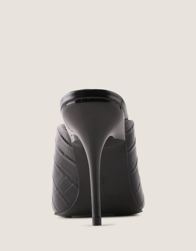 Shelly Shen - Dylan High Heels Black Croc