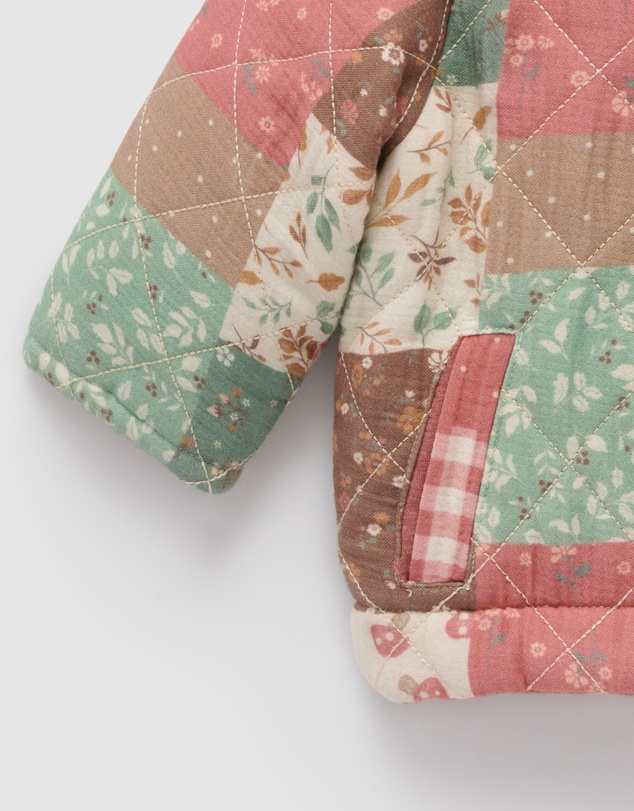 Purebaby - Reversible Quilted Jacket -Kids-Babies