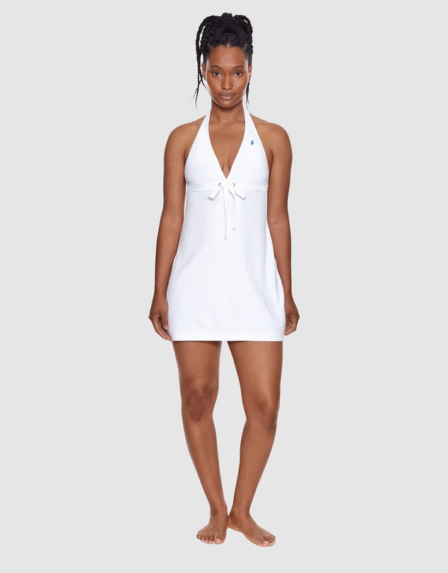 Polo Ralph Lauren - Terry Towelling Halter Neck Mini Beach Dress