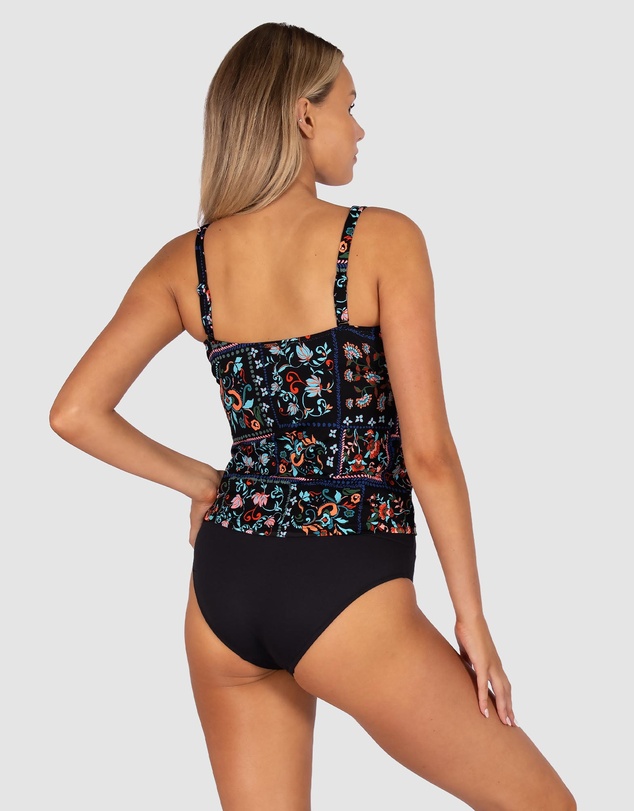 Baku Swimwear - La Condesa D/E Cup Square Neck Singlet Top