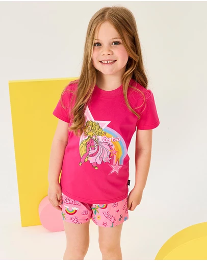 Rock Your Kid - Barbie Star Short Pyjamas - Kids-Teens